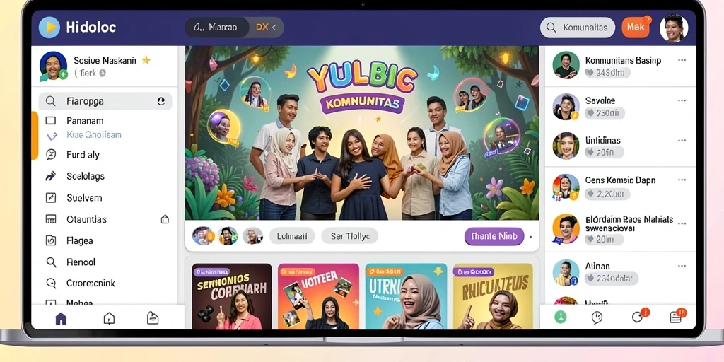 Tampilan antarmuka yang modern dan user-friendly.