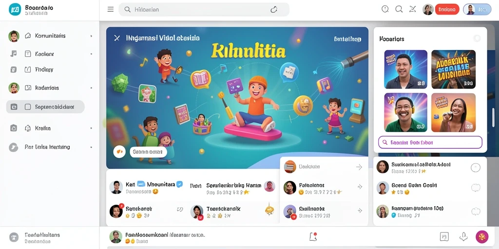 Tampilan permainan yang memukau dan interaktif.