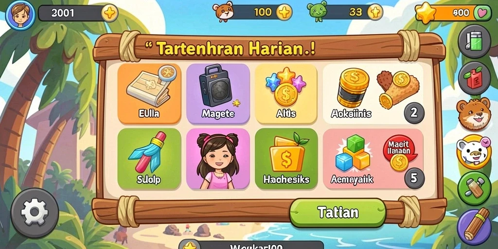 Tampilan antarmuka GOTO77 yang menarik dan user-friendly.