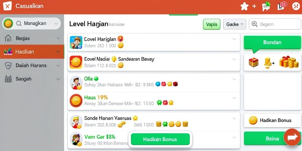 Screenshot menunjukkan tampilan homepage yang menarik.