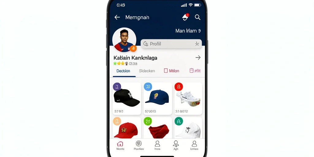 Tampilan antarmuka yang menarik dan modern.