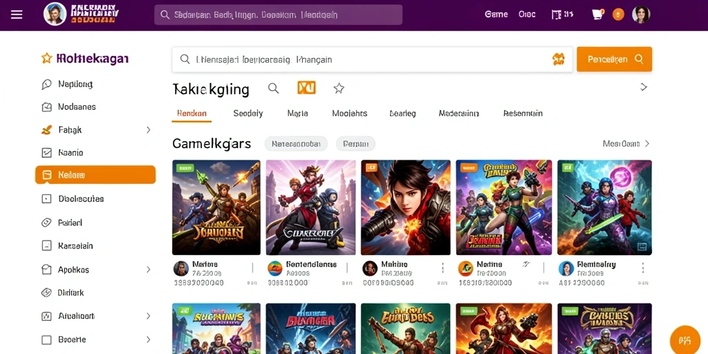 Tampilan antarmuka yang modern dan menarik.