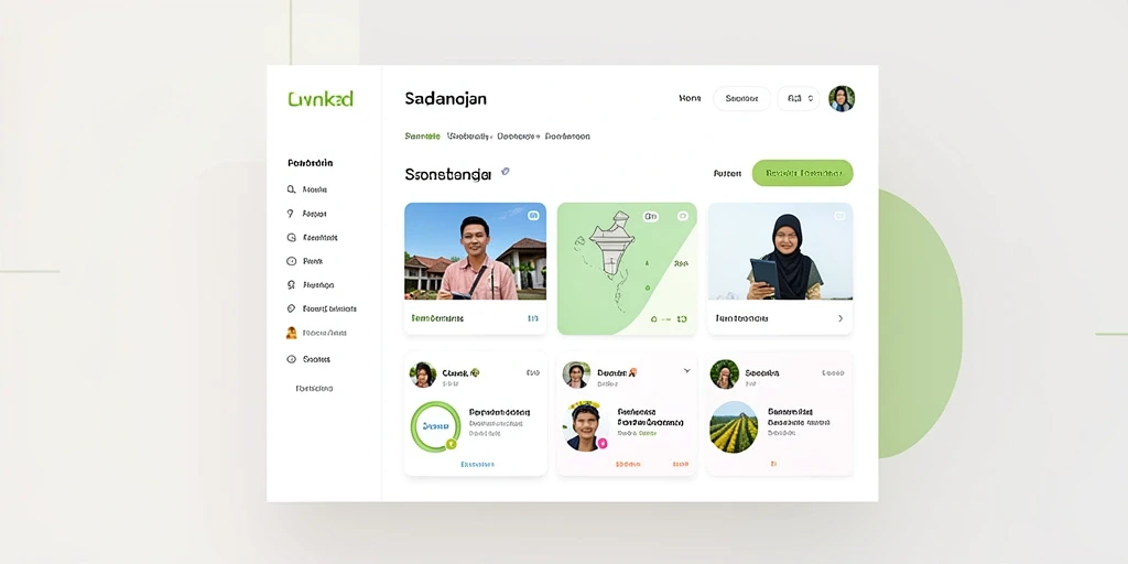 Tampilan antarmuka pengguna yang modern dan menarik.