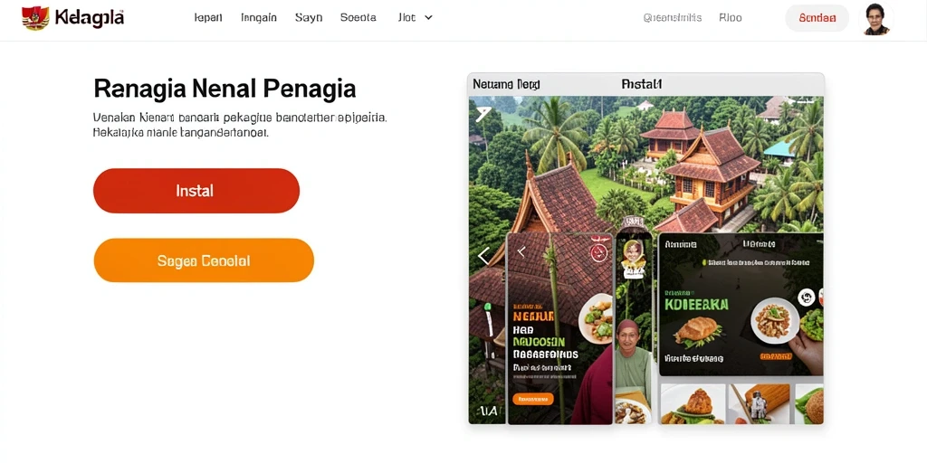 Tampilan antarmuka yang elegan dan mudah digunakan.