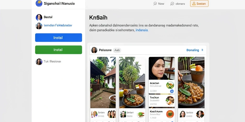 Tampilan antarmuka pengguna yang menarik dan intuitif.