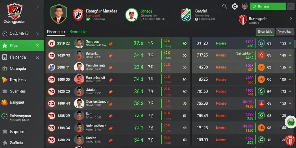 Tampilan antarmuka aplikasi yang menarik dan modern.
